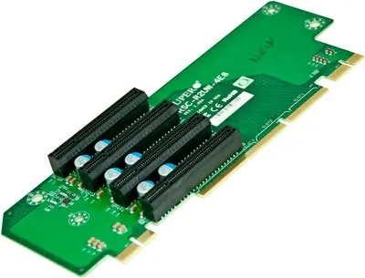 Supermicro RSC-R2UW-4E8 — 2U, WIO RISER, 2 PCI-E X16 TO 4 PCI-E X8