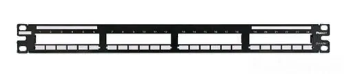 Panduit QPP24BL — 24PT PATCH PANEL ACCEPTS QUICKNET CASS