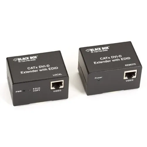 BLACK BOX CORPORATION ACS2001A-R3 — CATX DVI-D WITH DDC SL EXTENDER KIT