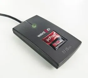 RF IDEAS RDR-7582AKU — RDR-7582AKU WAVE ID SOLO SDK 13.56MHZ CSN BLACK USB READER