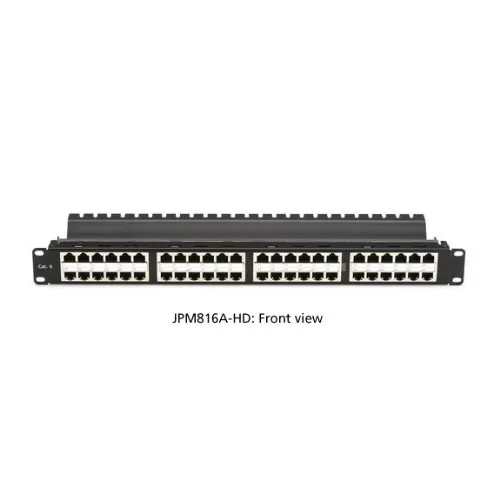 BLACK BOX CORPORATION JPM816A-HD — SpaceGain CAT6 High-Density Feed-Through Connector