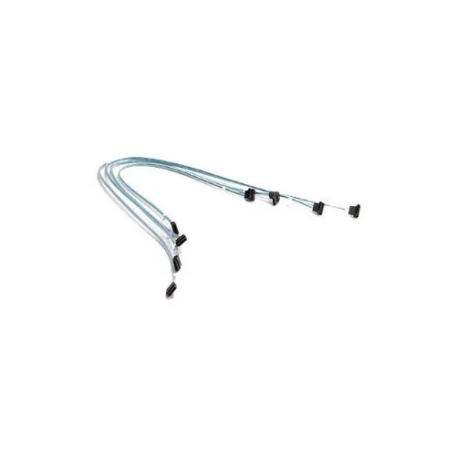 Supermicro CBL-0180L-01 — 70/59/48/38CM, SATA CBL SET OF 4, ROUND STANDARD CONNECTOR TO RIGHT ANGLE CONNEC