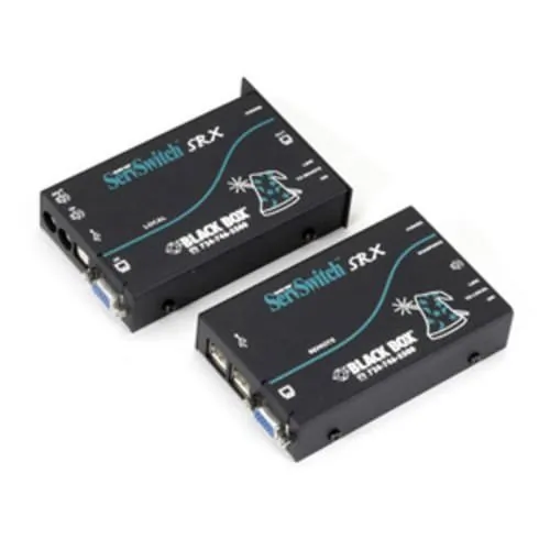 BLACK BOX CORPORATION ACU5051A — SERVSWITCH WIZARD USB SRX KVM EXTENDER - Dual Display