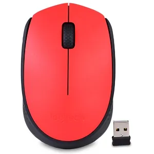 Logitech 910-004941 - Logitech M170 Wireless Mouse - Red Clamshell Design