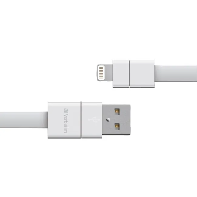 VERBATIM 99213 — Verbatim 7-Inch Flat Lightning Cable for Sync and Charge