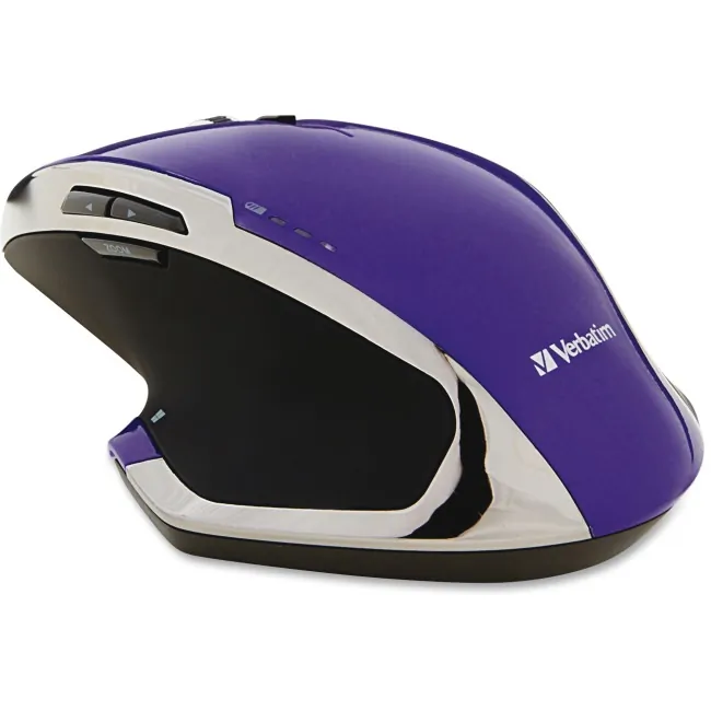 VERBATIM 99020 — Verbatim Wireless 8-Button Deluxe LED Mouse - Purple