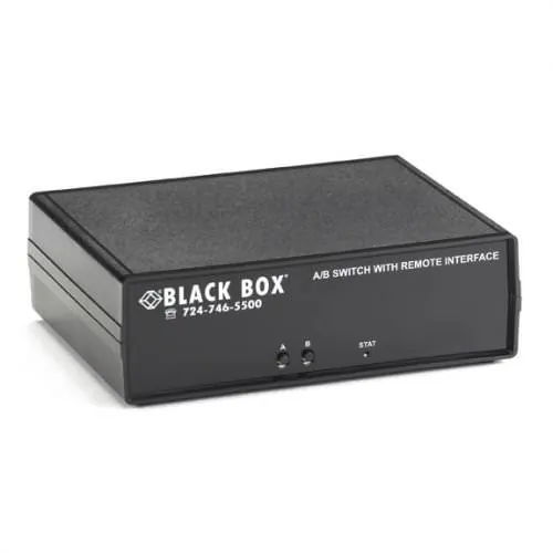 BLACK BOX CORPORATION SW1040A — THE LATCHING CAT6 A/B RJ45 SWITCH SUPPORTS SWITCHING OF ALL EIGHT LEADS AND CAN