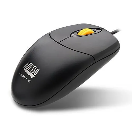 Adesso IMOUSE W3 — Adesso Mouse IMOUSE W3 1000 DPI USB Waterproof with Magnetic Scroll Wheel Mouse Retail
