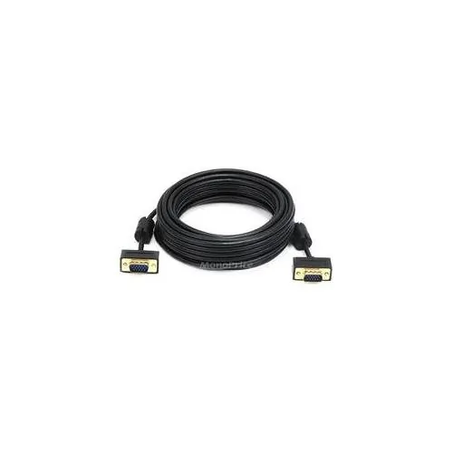 Monoprice 6363 — 25FT ULTRA SLIM SVGA SUPER VGA 30/32AWG M/M MONITOR CABLE W/ FERRITES (GOLD PLAT