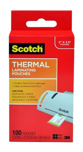 3M TP5851-100 — THERMAL POUCHES, BUSINESS CARD