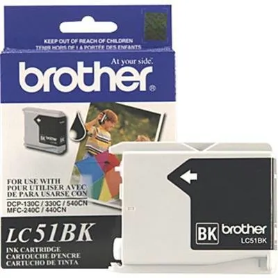 Brother LC512PKS — 2-PACK LC512PKS BLACK INK CARTRIDGE