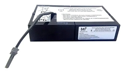BATTERY TECHNOLOGY RBC59-SLA59-BTI — REPLACEMENT MAINTENANCE-FREE, SEALED LEAD ACID UPS BATTERY KIT FOR APC SC1500, S