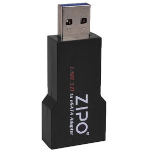 MUKii Technology ZIO-Q050U3-BK - MUKii Technology ZIPO SuperSpeed USB 3.0 to eSATA Adapter (B