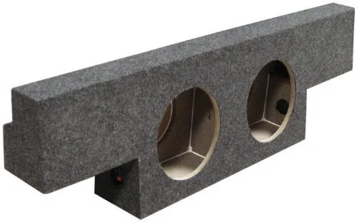 Qpower BQGMC102004 — EMPTY WOOFER ENCLOSURE QPOWER DUAL 10 'T' SHAPE