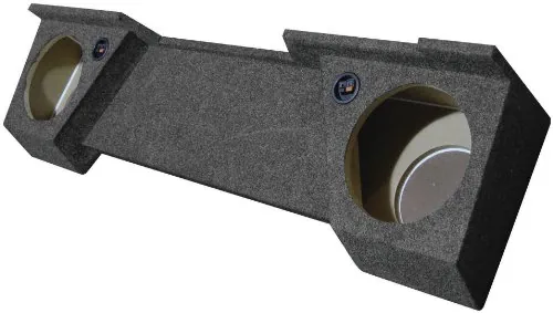 Qpower BQGMC102007HT — QPower GMC/Chevy Extended Cab (High Transmission) '07-'13 Dual 10" Empty Woofer Box