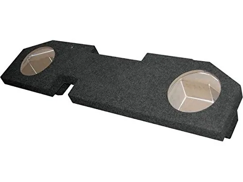 Qpower QBDODGE124DR — Qpower Bomb 2002-Current Dodge Quad Cab/4 Door Dual 12 woofer box Under Seat Upfire