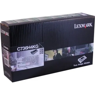 Lexmark C736H4KG — C736 BLACK HIGH YIELD RETURN PROGRAM