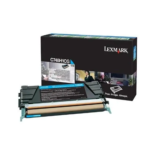 Lexmark C748H4CG — LEXMARK C748H4CG CYAN RETURN PROGRAM TONER CARTRIDGE TAA FOR USE IN C/X748 ESTIM