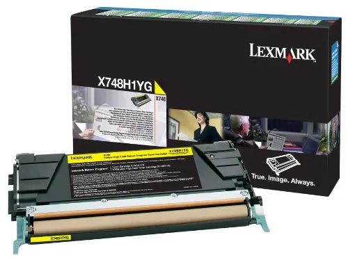 Lexmark X748H1YG — X748 YELLOW HIGH YIELD RETURN PROGRAM TONER CARTRIDGE