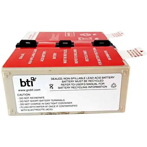 BATTERY TECHNOLOGY APCRBC123-SLA123 — REPLACEMENT UPS BATTERY FOR APC BN1250G BR1000G BR1000G-FR BR1000G-IN BR1000GI B