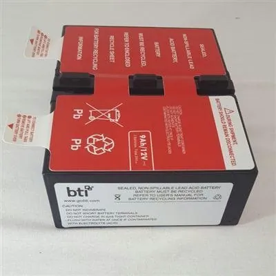 BATTERY TECHNOLOGY APCRBC124-SLA124 — REPLACEMENT UPS BATTERY FOR APC BR1200G-FR BR1200GI BR1300G BR1500G, BR1500G-FR