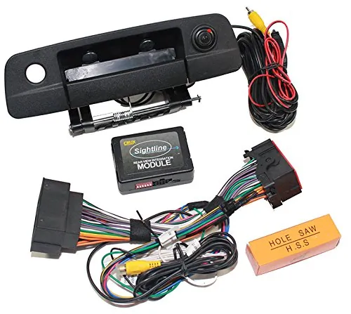 CRUX RVCCH75D — CRUX Rear-view Camera with Handle for Dodge Ram 2013-Up
