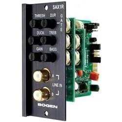 Bogen SAX1R — Unbalanced Stereo Input Module with Gate Feature