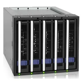 Icy Dock MB155SP-B — ICY DOCK Storage MB155SP-B 5x3.5inch HDD in 3x5.25inch Bay Hot-Swap SATA 6Gbps HDD Cage Retail