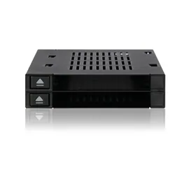 Icy Dock MB522SP-B — FlexiDock DualBay 2.5" to 3.5"