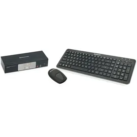 IOGear GCS1934-KM — 4-PORT DISPLAYPORT 1.2 KVMP WITH WIRELESS KEYBOARD AND MOUSE TAA COMPLIANT