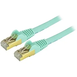 STARTECH C6ASPAT25AQ — 25FT CAT6A ETHERNET CABLE - 10 GIGABIT SHIELDED SNAGLESS RJ45 100W POE PATCH COR