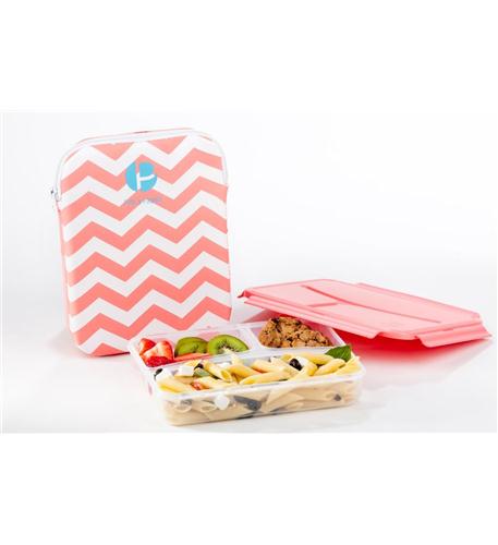 Miscellaneous Brands PRE-L1000348 - Sleeved Lunch Container - Chevron