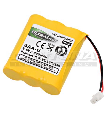 Dantona BATT-3AA-U - Battery GE; Sanyo; IBM; SW Bell; Jasco