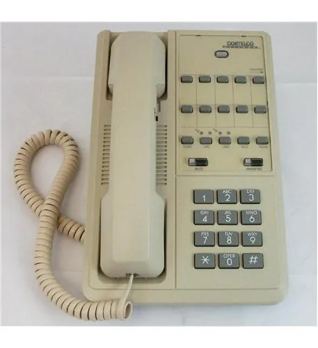 Cortelco ITT-2195AS — Cortelco Patriot Hospitality 2-Line Phone with Speaker
