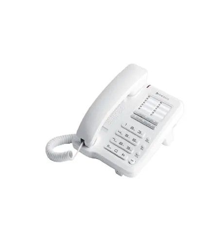 Cortelco ITT-2933-FROST — Frost Desk/Wall Telephone with Memory Flash & M-W