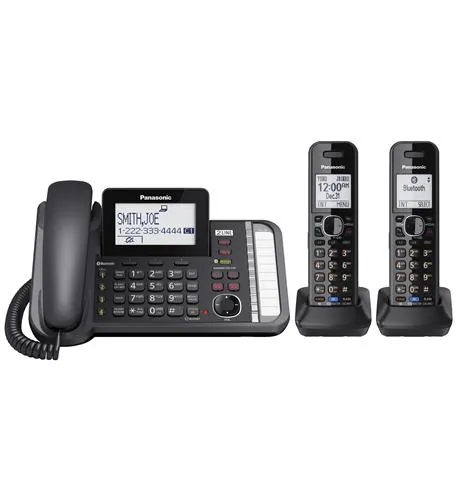 PANASONIC KX-TG9582B - 2-Line Corded Cordless- Link2Cell- 2HS