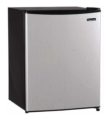 Magic Chef MCBR240S1 - 2.4 Compact Fridg wFreezer SS
