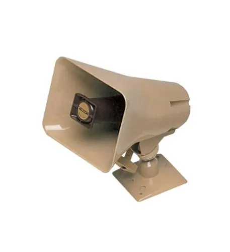 VALCOM VC-SX15-T-BG — CLARITY: 15 Watt Horn w/ 25/ 70/100 Volt Transformer Beige