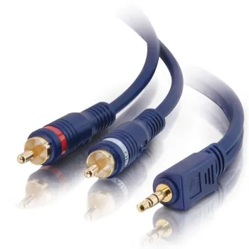 C2G 40614 — AV CABLE - 3.5MM STEREO LEFT CONNECTOR - MALE LEFT GENDER - RCA RIGHT CONNECTOR