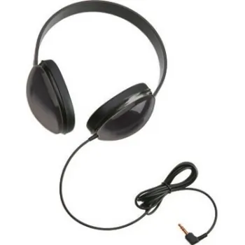 CALIFONE 2800-BKP - Califone Lightweight Childrens Stereo Headphones - Black