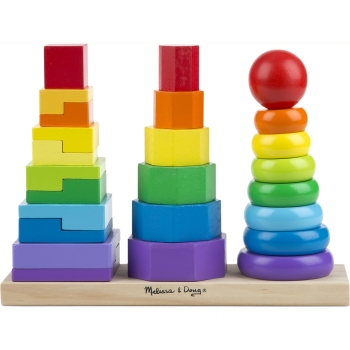 MELISSA & DOUG 567 - GEOMETRIC STACKER CLASSIC TOYS