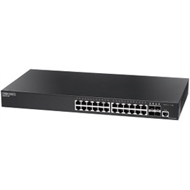 Edge-core Networks ECS2100-28T - Edgecore Networks 24-Ports Managed Smart GigaBit Switch Plus