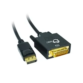 Siig CB-DP1A11-S2 — DISPLAYPORT OUTPUT 10FT DISPLAYPORT TO DVI CONVERTER CABLE DP MALE TO DVI MALE C