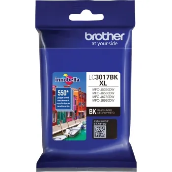 Brother LC3017BK — HIGH YIELD BLACK INK CARTRIDGE - UP TO 550 PAGES - MFC-J5330DW, MFC-J6530DW, MFC