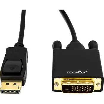 ROCSTOR Y10C155-B1 — PREMIUM 6 FT (2M) DISPLAYPORT 1.2V TO DV