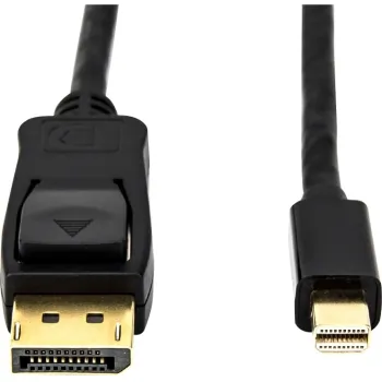 ROCSTOR Y10C165-B1 — PREMIUM 6FT (2M) MINI DISPLAYPORT 1.2V TO DISPLAYPORT CABLE M/M - 4K X 2K SUPPOR