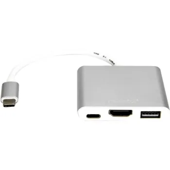 ROCSTOR Y10A176-S1 — PREMIUM USB-C TO HDMI MULTIPORT ADAPTER - FOR AUDIO/VIDEO DEVICE, NOTEBOOK, TV,