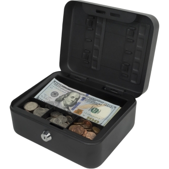 ROYAL SOVEREIGN RSCB-100 - COMPACT STEEL CASH BOX 1BILL &