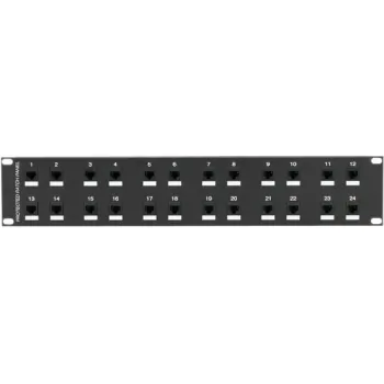 BLACK BOX CORPORATION JSM114A — BUILT-IN, ALL-WIRE PROTECTION ON EACH PORT MAKES THIS PANEL A TIME AND MONEY SAV