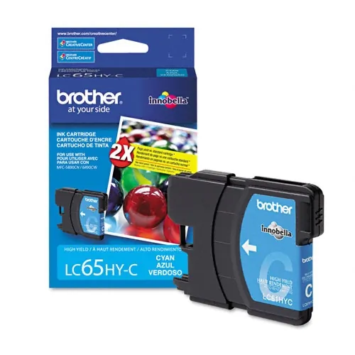 Brother LC65HYC — High Yield Cyan Ink